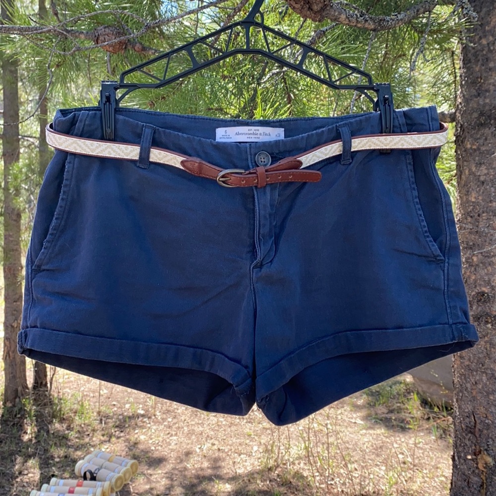 Abercrombie & Fitch Navy Shorts
